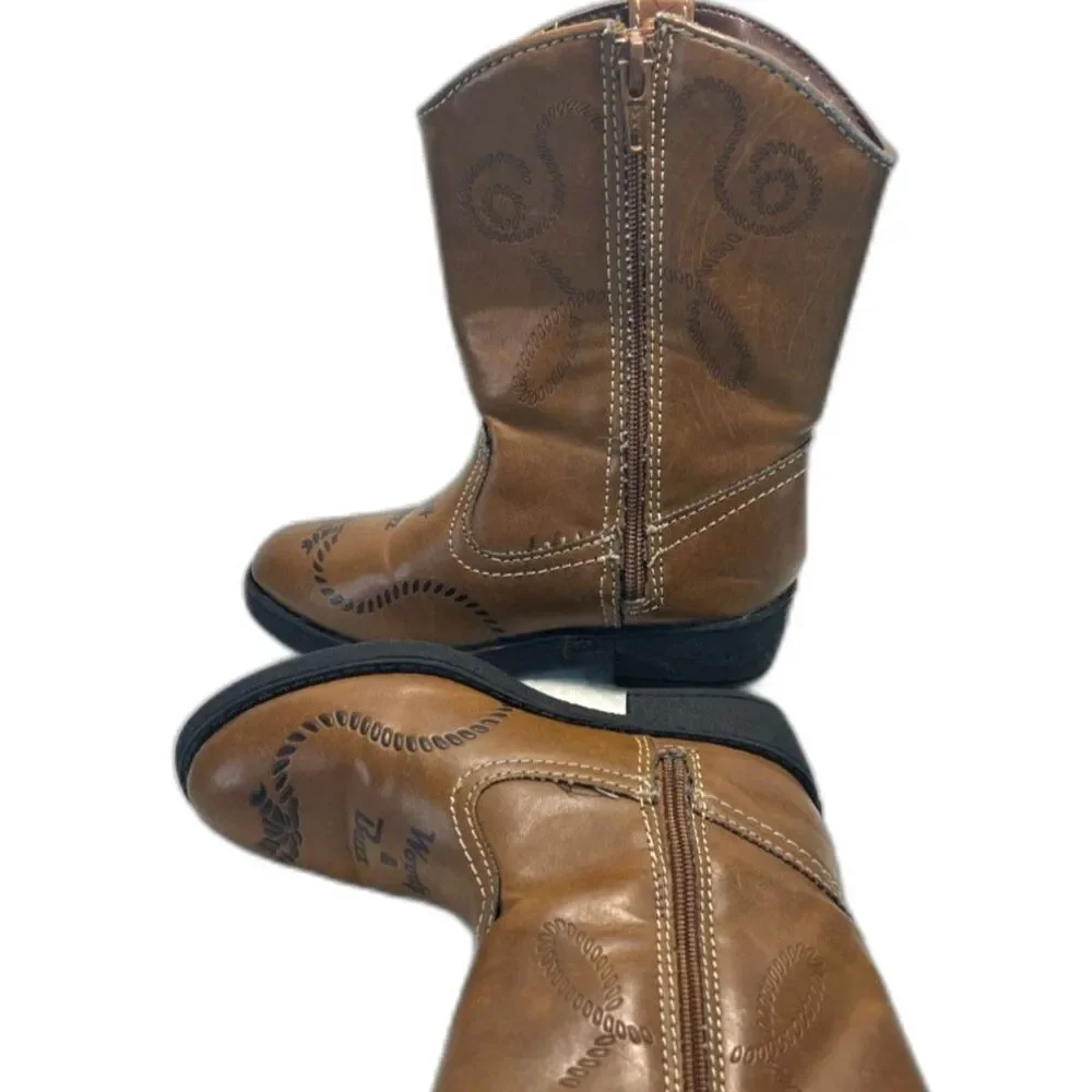 Disney Pixar Rare Toy Story 3 Rodeo Cowboy Boots Woody Buzz Sz 7 Toddler